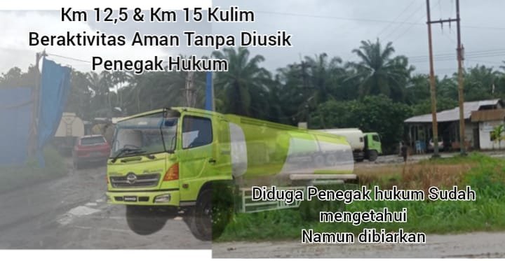 foto : Lokasi Tempat Penampungan CPO Ilegal (Yg/Tim). 