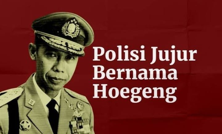 Pak Hoegeng  merupakan tokoh Polisi yang bersih.Sumber :Tempo edisi 2 (oktober 1971)