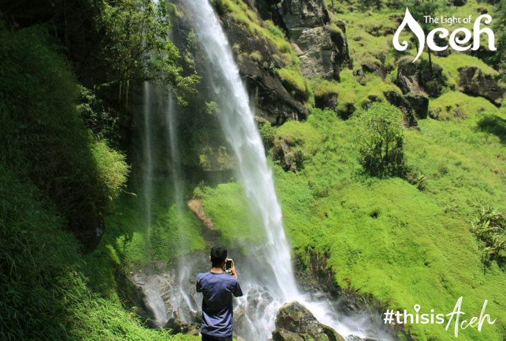 Air Terjun Tansaran Bidin di Pegunungan Bener Meriah.(Foto: IST)