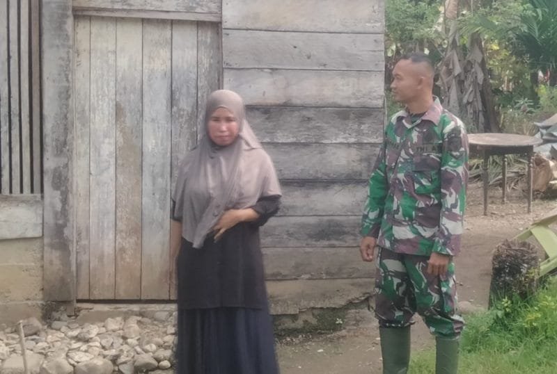 Penerima rehabilitasi rumah pada program TMMD 