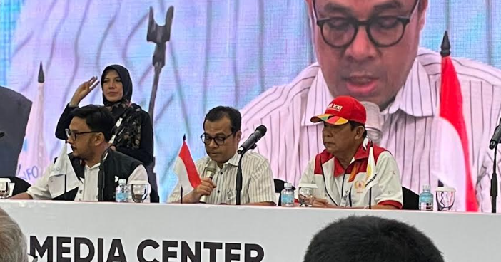 Konferensi pers menjelang seremoni pembukaan PON Aceh-Sumut.