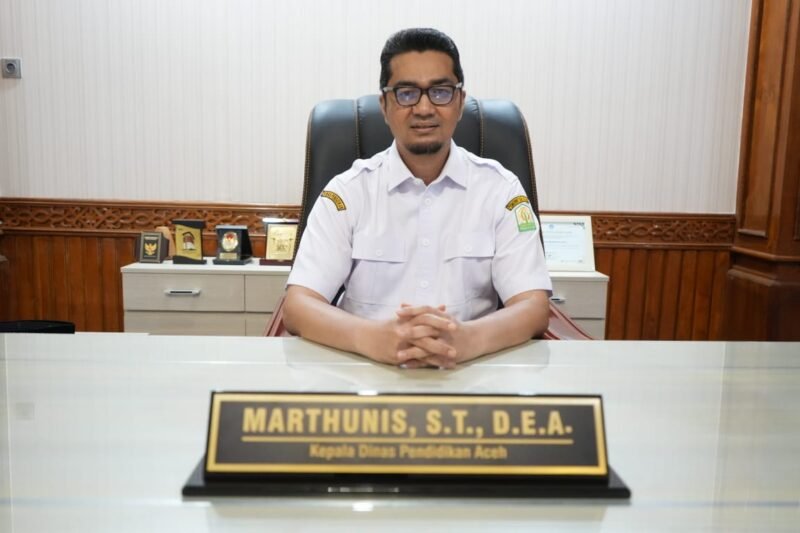 Kepala Disdik Aceh, Marthunis, S.T., D.E.A. Foto: Dok. Disdik Aceh