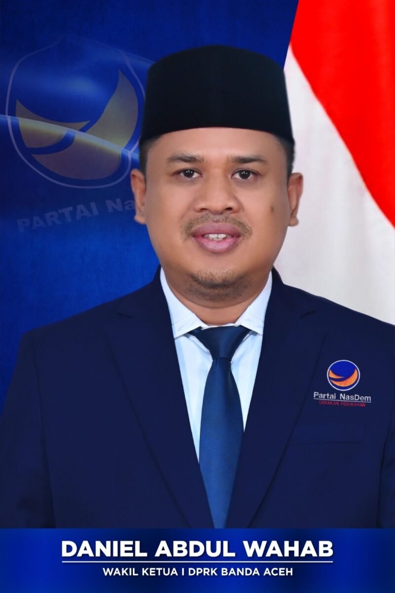 Wakil Ketua DPRK Banda Aceh, Daniel Abdul Wahab. Foto: Dok. Pribadi.KSI NEWS.CO.ID