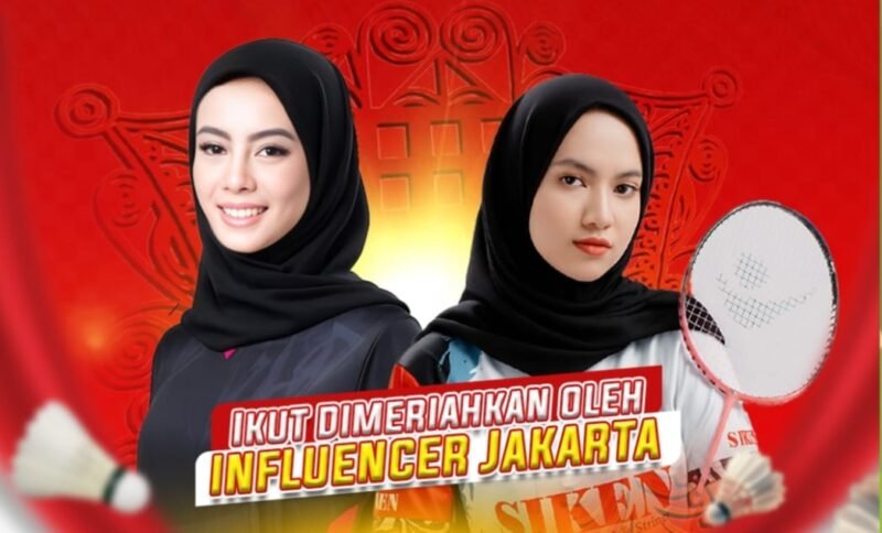 Hari Bhayangkara ke-79 ini juga akan diramaikan oleh dua influencer dari Jakarta yang piawai bermain bulu tangkis, yakni Silvi Wulandari dan Zahra Arulia M.