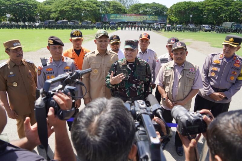 Kegiatan ini digelar di Banda Aceh dengan melibatkan unsur TNI, Polri, pemerintah daerah, dan instansi terkait lainnya. Selasa (22-07-2025).