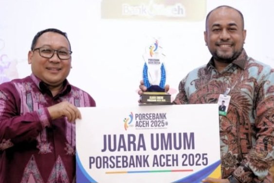 Direktur Utama Bank Aceh, Fadhil Ilyas, pada acara yang digelar di Kantor Perwakilan Bank Indonesia Provinsi Aceh, Rabu (10/09/2025).