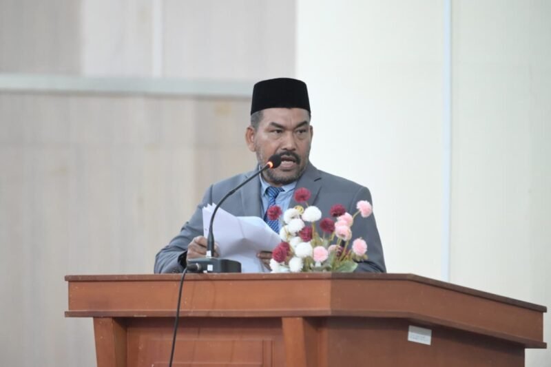 Anggota DPRK Banda Aceh Zulkasmi dalam Rapat Paripurna Dewan, Kamis (09/10/2025).