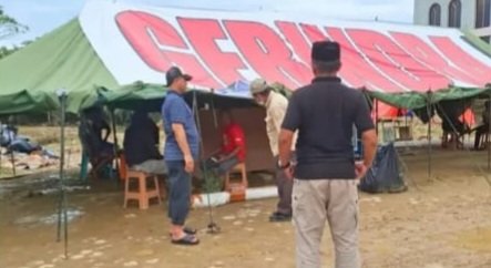 Dinas Syariat Islam (DSI) Aceh melakukan kunjungan langsung ke lokasi posko bencana alam banjir dan longsor di Kabupaten Aceh Tamiang,Kegiatan ini dilaksanakan pada hari Minggu, (14/12/2025).
