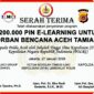 STIK) Lemdiklat Polri bersama ILMCI Group yang menyalurkan bantuan sebanyak 1,2 juta PIN e-learning guna mendukung keberlanjutan pembelajaran mandiri bagi siswa korban bencana di Aceh,Jakarta, Selasa (27/01/2026).