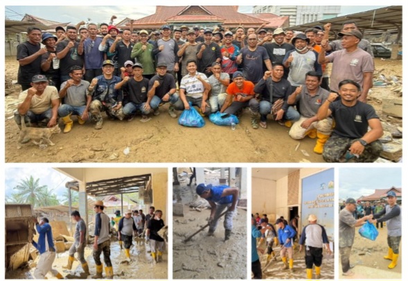 Atas arahan dari Pemerintah Aceh, Kepala BPKA, Reza Saputra, S.STP., M.Si., secara langsung menugaskan 66 orang relawan, yang terdiri dari ASN dan Non ASN di lingkungan BPKA, kegiatan ini difokuskan di Kantor Samsat Aceh Tamiang (30/12/2025).