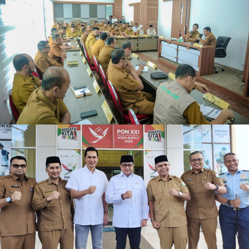 Plt, Kepala Dinas Pengairan Aceh, Erwin Ferdinansyah, S.T., M.T , bersama Sekda Aceh dan SKPA terkait bergegas menuju Bandara Internasional Sultan Iskandar Muda untuk menyambut kedatangan Menteri Pariwisata dan Ekonomi Kreatif (Menparekraf), Teuku Riefky Harsya, beserta rombongan, selasa (24/02/2026).