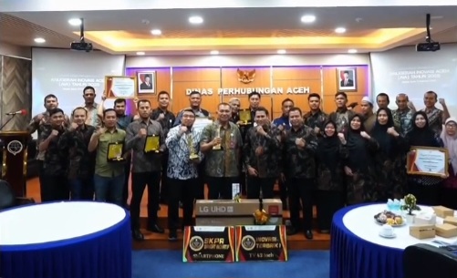 Kepala Dinas Perhubungan Aceh, Teuku Faisal, menyampaikan rasa syukur dan bangganya atas pencapaian ini, kamis (05/02/2026).