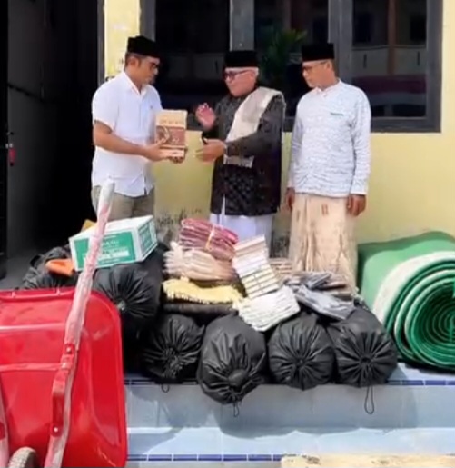 Plh Kadis Pendidikan Dayah Aceh Muhsin, S.Pd.I, M.Pd.I Bersilaturahmi ke Dayah AlWaliyah Pimpinan Tgk Razali Muhammad, S.ud (Abi Razali), Gp. Matang Puntong, Kec. Samudera, Kab. Aceh Utara, Sabtu (07/02/2026).
