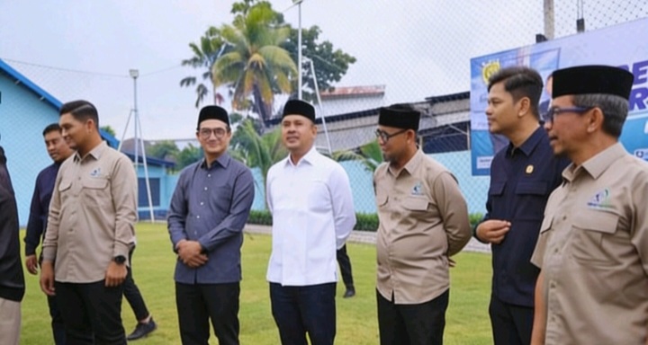 Ketua DPRK Banda Aceh, Irwansyah, S.T., beserta sejumlah anggota DPRK Banda Aceh menghadiri Upacara Hari Ulang Tahun (HUT) ke-51 Perumda Air Minum Tirta Daroy Kota Banda Aceh yang dirangkaikan dengan acara buka puasa bersama, 25 Februari 2026.