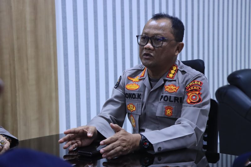 Kabid Humas Polda Aceh Kombes Pol. Joko Krisdiyanto, S. I. K, Kamis, (5/3/2026).