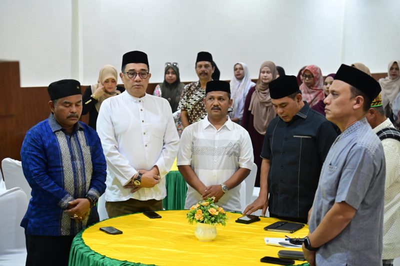 Peserta Talk Show yang diselenggarakan oleh ICMI dan MES, bertempat Hotel Madinatul Zahra, Darul Imarah, Sabtu (07/03/2026). FOTO/MC ACEH BESAR