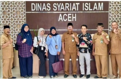 Kepala Bidang Bina Hukum Syariat Islam dan Hak Asasi Manusia Bapak Husni, M.Ag menerima kunjungan Tim Supervisi Keistimewaan dan Kekhususan Aceh Dirjen Otonomi Daerah Kemendagri pertemuan ini membahas isu-isu terkait tanah Blang Padang , Raqan Hukum Keluarga dan Revisi Qanun Jinayat. Selasa, 10 Maret 2026