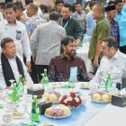 Gubernur Aceh Muzakir Manaf, menghadiri relaunching program Aneuk Muda Aceh Unggul Hebat (AMANAH) di Komplek AMANAH, Ladong, Aceh Besar, Kamis (23/4/2026).