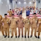 Plt. Kepala Dinas Syariat Islam Aceh, Marzuki, S.Ag., M.H., secara resmi membuka kegiatan Bimbingan Teknis Sistem Informasi Masjid Aceh (BIMTEK SIMASA) Tahun 2026 di Aula Hotel Grand Nanggroe, Banda Aceh, Selasa (21/4/2026).