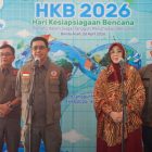 Kepala BNPB Letjen TNI Suharyanto & Wali Kota Banda Aceh Illiza resmi buka Hari Kesiapsiagaan Bencana 2026 di Pendopo, Minggu 26/4/2026.
