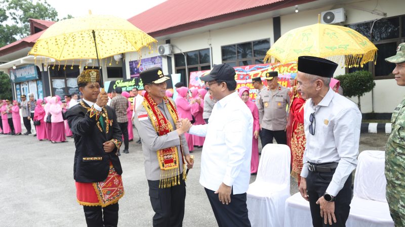 Irjen Pol. Drs. Marzuki Ali Basyah,M.M., bersama rombongan melaksanakan kunjungan kerja ke Polres Aceh Singkil, Sabtu, (16/5/2026).