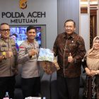 Kapolda Aceh Irjen Pol. Drs. Marzuki Ali Basyah, M.M.,Audiensi dengan UIN Ar-Raniry dipimpin Ketua Program Studi S3 Fiqh Modern Pascasarjana, Prof. Dr. Syahrizal Abbas,Selasa, (26/5/2026),di ruang kerjanya, Mapolda Aceh.