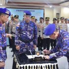 Irjen Pol. Drs. Marzuki Ali Basyah, M.M., dalam acara serah terima jabatan yang berlangsung di Markas Komando Ditpolairud Polda Aceh, Lampulo, Banda Aceh, Senin (1/6/2026).