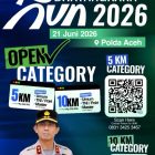 menyambut Hari Bhayangkara ke-80 Tahun 2026, Polda Aceh akan menggelar Bhayangkara Run 2026 pada 21/6/2026.