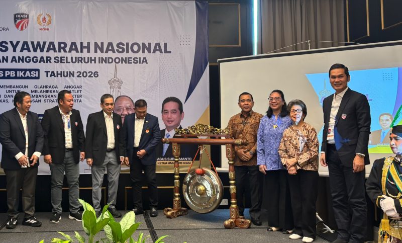Sekda Aceh, M. Nasir, S.IP, MPA selaku Wakil Ketua Umum 1 PB IKASI mengikuti Musyawarah Nasional (Munas) PB IKASI (Ikatan Anggar Seluruh Indonesia) Tahun 2026 di Hotel Swiss-bel Boutique, Yogyakarta, Sabtu, (13/6/2026)