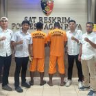 Satreskrim) Polres Nagan Raya kembali berhasil mengamankan dua orang yang diduga terlibat dalam tindak pidana penyalahgunaan BBM jenis Bio Solar pada Rabu (24/6/2026) sekitar pukul 05.20 WIB di Desa Alue Ie Mameh, Kecamatan Kuala, Kabupaten Nagan Raya.