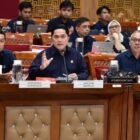 Menpora Erick Thohir dalam acara temu kabinet dengan para penggerak pemuda di Jakarta, Selasa (16/7/2026).