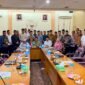 Wakil Gubernur Aceh Fadhlullah, jajaran Pemerintah Aceh, dan para ulama Aceh di Kantor BWI Pusat Jakarta pada Kamis (23/7/2026).