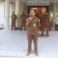 Direktur RSUD drg. Mohd Riza Faisal, memimpin langsung apel pagi yang dilaksanakan pada Senin (27/7/2026).