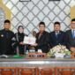 Ketua DPRK Banda Aceh, Irwansyah ST, didampingi Wakil Ketua I Daniel Abdul Wahab, S.Pd., dan Wakil Ketua II, Dr. Musriadi Aswad, S.Pd., M.Pd.