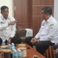 Kepala BPKA Drs. Muhammad Diwarsyah, M.Si., menerima kunjungan kerja dari Kepala Dinas Komunikasi, Informatika dan Persandian (Diskominsa) Aceh, Dr. Edi Yandra, S.STP, MSP, di ruang kerja Kepala BPKA pada Rabu (01/7/2026)