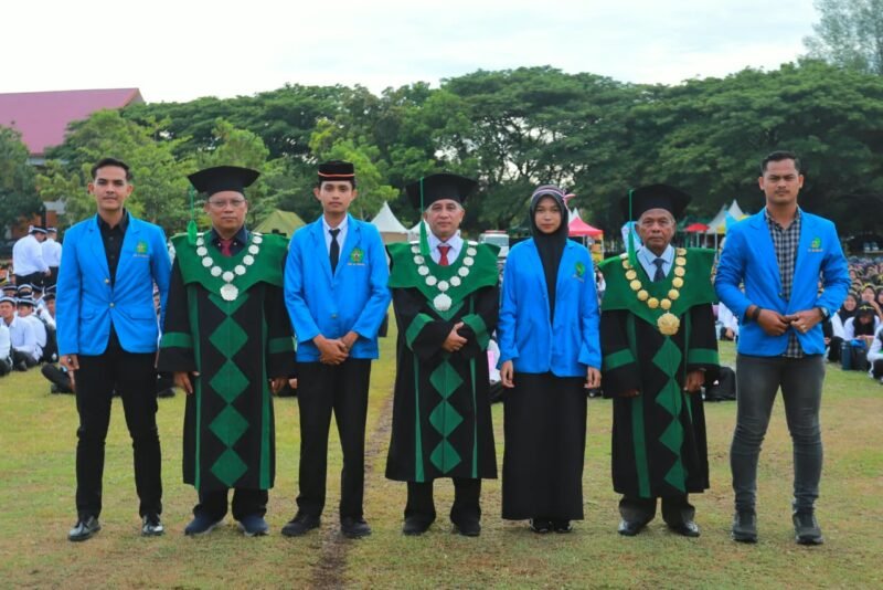 Sebanyak 5.183 mahasiswa baru UIN Ar-Raniry Banda Aceh mengikuti PBAK Tahun Akademik 2026/2027 yang dibuka melalui Senat Terbuka di Lapangan Bola UIN Ar-Raniry Banda Aceh, Senin (24/8/2026).
