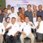 Aldin NL foto bersama usai kembali terpilih sebagai Ketua SMSI Provinsi Aceh periode 2026-2030 dalam Musda I SMSI Aceh di Banda Aceh, Senin (31/8/2026). Foto: (SMSI Aceh).
