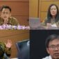 Anggota Dewan Pers, Abdul Manan, Dr. Rosarita Niken Widiastuti, Muhammad Jazuli, dan Totok Suryanto, menyampaikan perkembangan pembahasan Hari Pers Nasional (HPN) 2027, Rabu (2/9/2026). Foto: (SMSI Pusat).