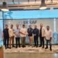 Kadisdik Dayah Aceh, Muhsin Thahir, S.Pd.I., M.Pd.I., bersama Anggota Komisi VII DPRA, Romi Syahputra, dengan Menteri Ekonomi Kreatif RI, Teuku Riefky Harsya, di Kantor Kementerian Ekonomi Kreatif RI, Jakarta Pusat, Jumat (4/9/2026).