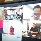 Wagub Dek Fadh dalam rapat pembentukan pengurus Desk Koordinasi Aceh yang digelar Kementerian Koordinator Bidang Politik dan Keamanan (Kemenko Polkam) secara virtual, Senin (14/9/2026).