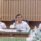 Wakil Gubernur Aceh Fadhlullah memimpin rapat bersama Tim Pemerintah Aceh yang membahas revisi Undang-Undang Nomor 11 Tahun 2006 tentang Pemerintahan Aceh (UUPA) di Kantor Gubernur Aceh, Rabu (23/9/2026).