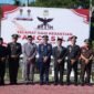 Wakil Bupati Aceh Besar Drs H Syukri A. Jalil, dan unsur Forkopimda foto bersama usai upacara Peringatan Hari Kesaktian Pancasila Tahun 2026 di Halaman Kantor Bupati Aceh Besar, Kota Jantho, Kamis (01/10/2026).