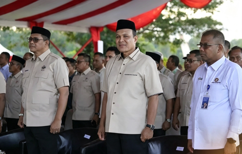 Ketua Komisi VII DPRA, H. Ilmiza Sa'aduddin Djamal, MBA,  menghadiri Peresmian Serentak Satuan Pelayanan Pemenuhan Gizi (SPPG) 3T yang digelar di 16 provinsi secara bersamaan dengan pusat kegiatan utama di Aceh, Rabu (14/10/2026).