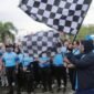 Wali Kota Banda Aceh, Illiza Sa’aduddin Djamal, melepas peserta QRIS Funwalk dalam rangkaian kegiatan Meuseuraya Festival 2026,
diselenggarakan pada (25/10/2026) di Balee Meuseuraya Aceh.