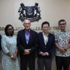 Wali Nanggroe Aceh, Teungku Malik Mahmud Al-Haythar, bertemuan bilateral bersama Konsul Jenderal Republik Singapura, Dr. Edmund Chia, di Kantor Konsulat Jenderal Singapura di Medan, Rabu (14/10/2026).